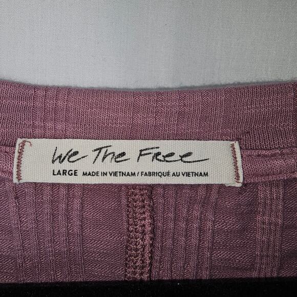 Free People Big Sur Tie Dye Long Sleeve Tee. Misty Mountain Color size Large - Picture 5 of 9